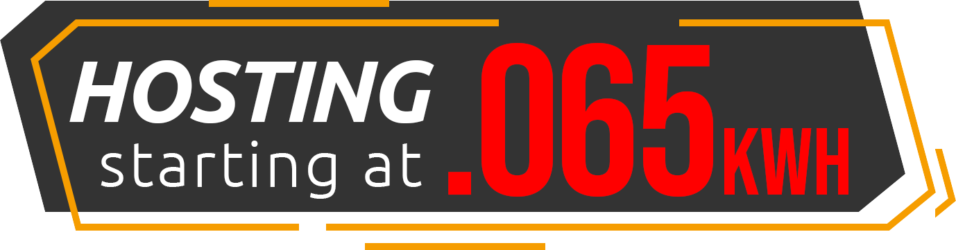 Hosting starting at .065kwh